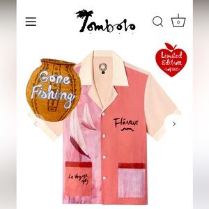 Extremely Rare Tombolo Lay Lines' Cabana x Hôtel Magique Cabana Shirt